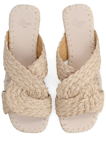 Castañer Women's Sandal Padme White