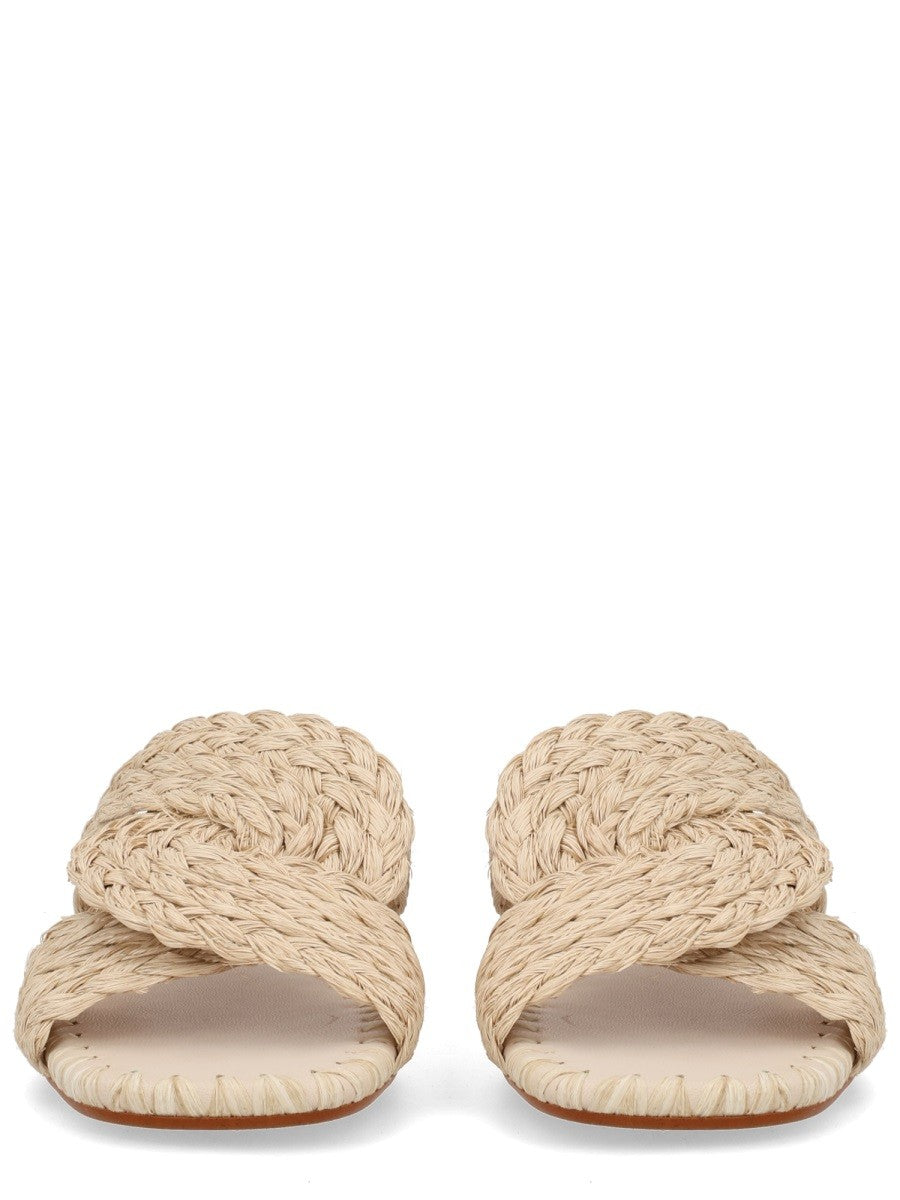 Castañer Women's Sandal Padme White