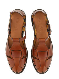 Hereu Women's Sandal Peach Brown