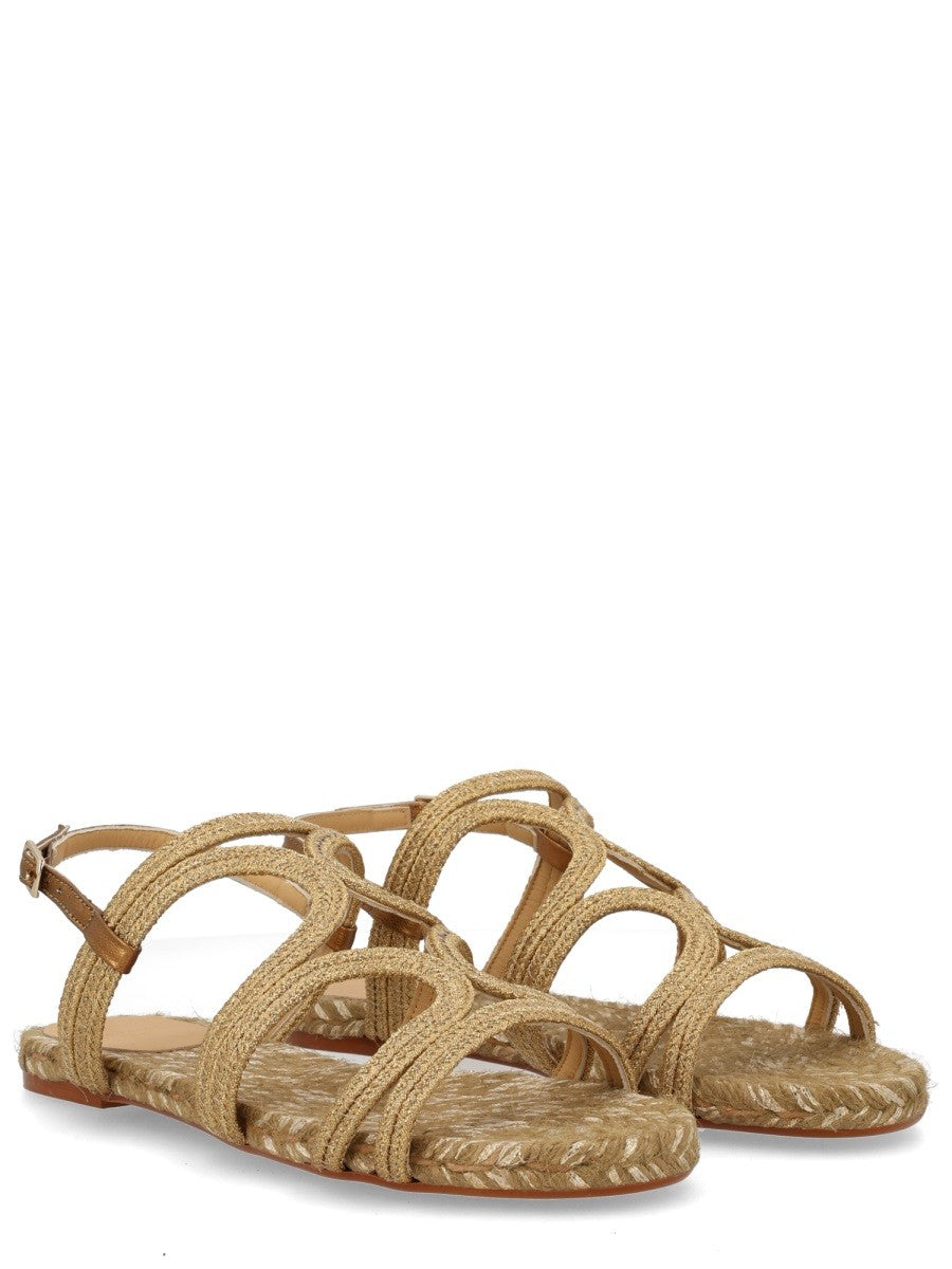 Castañer Women's Sandal Pitra Gold