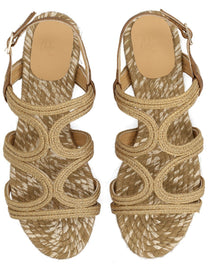Castañer Women's Sandal Pitra Gold