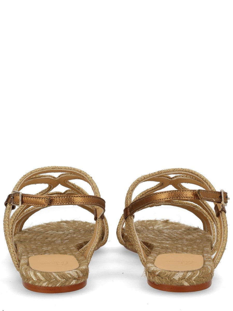 Castañer Women's Sandal Pitra Gold