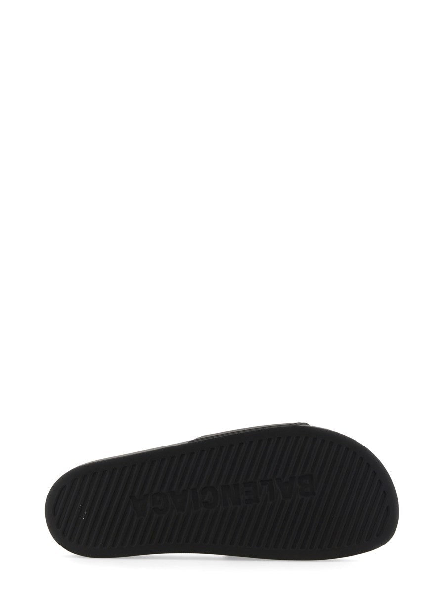 Balenciaga Men's Sandal Pool Slide Black