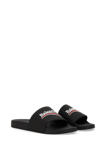 Balenciaga Men's Sandal Pool Slide Black