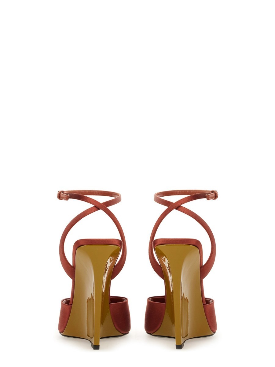 Saint Laurent Women's Sandal the Scandal Red