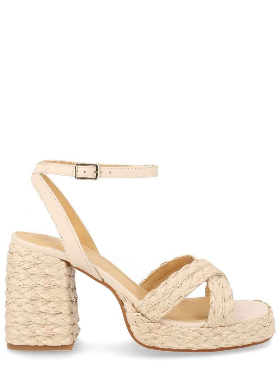 Castañer Women's Sandal Valeriette White