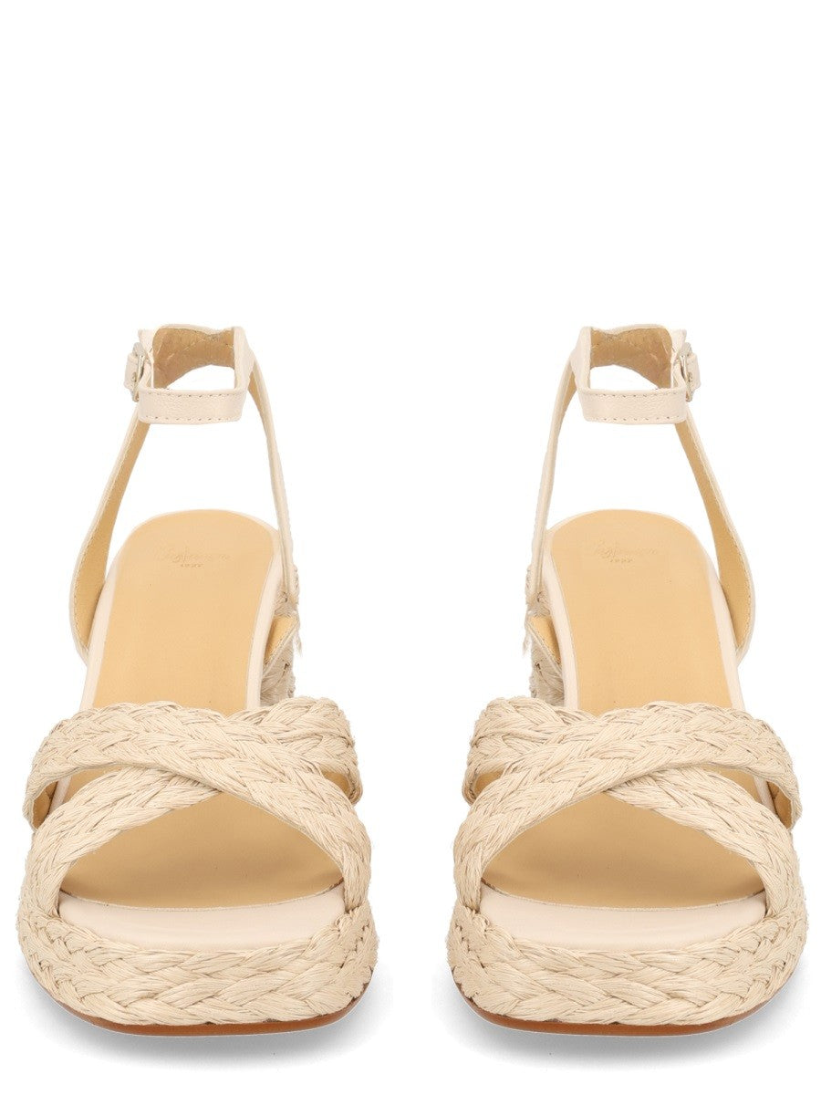 Castañer Women's Sandal Valeriette White