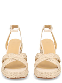 Castañer Women's Sandal Valeriette White