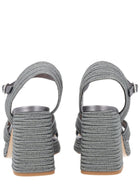 Castañer Women's Sandal Valley Silver, view 4