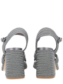 Castañer Women's Sandal Valley Silver