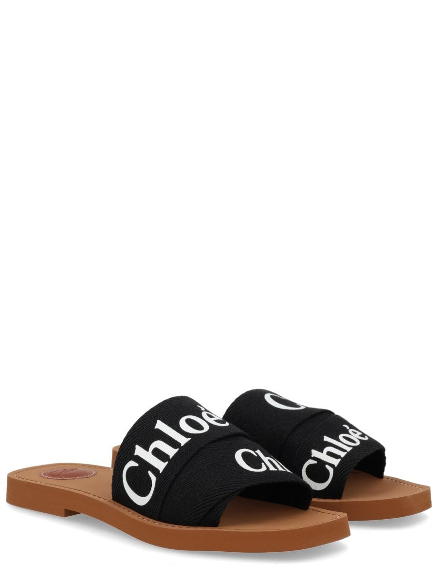 Chloé Women's Sandalo Woody Black