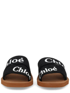 Chloé Women's Slide Woody Sandals Black, view 3