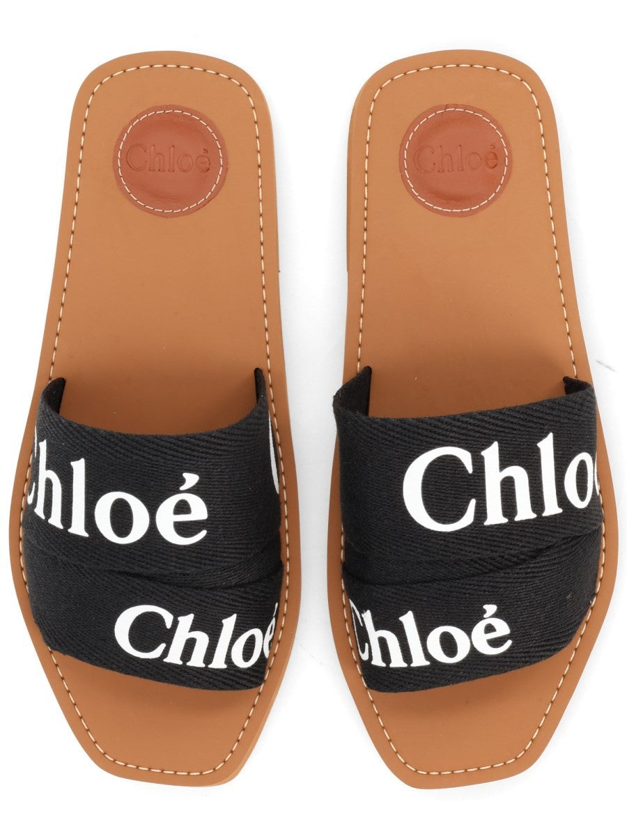 Chloé Women's Sandalo Woody Black
