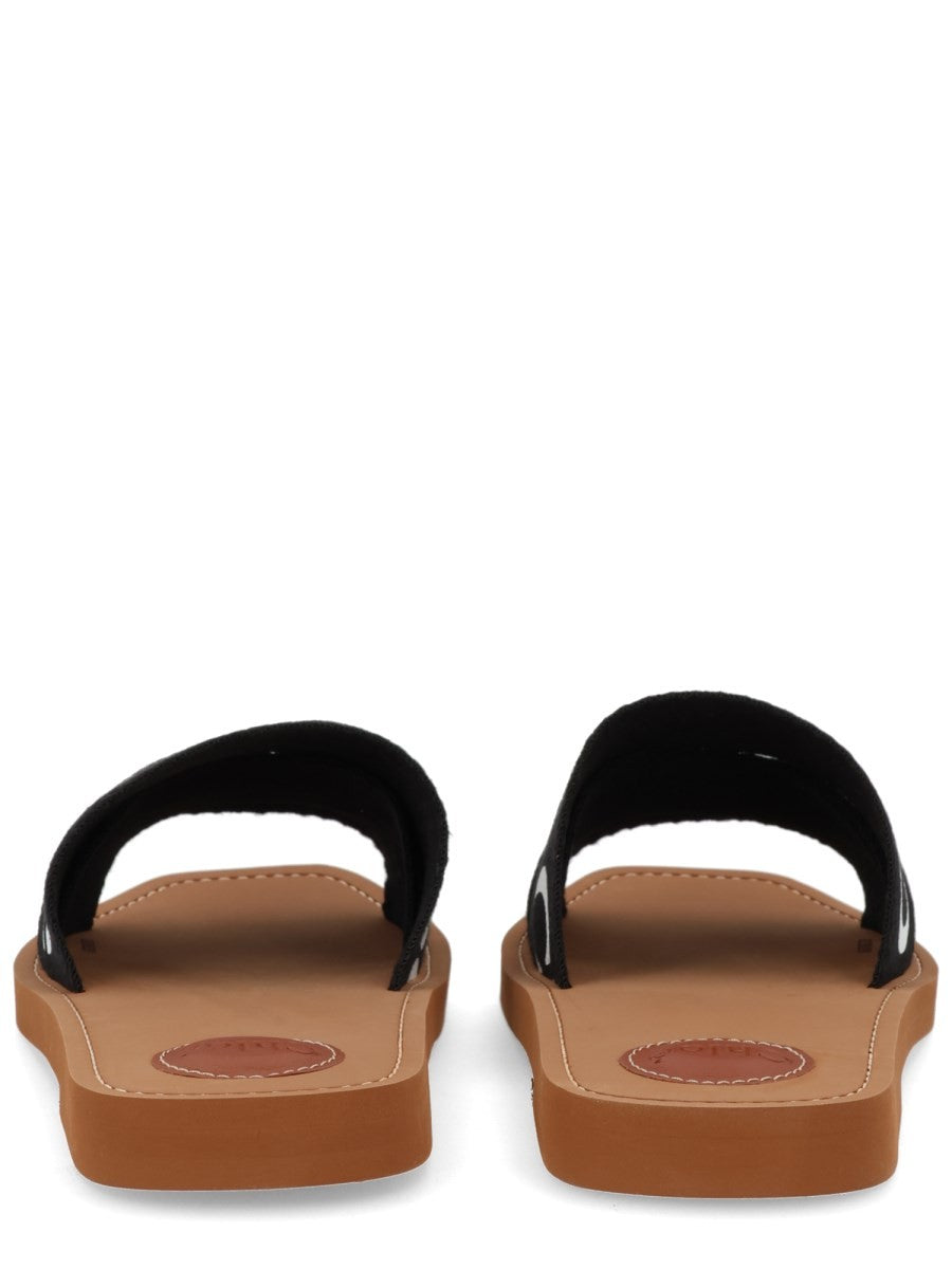 Chloé Women's Sandalo Woody Black