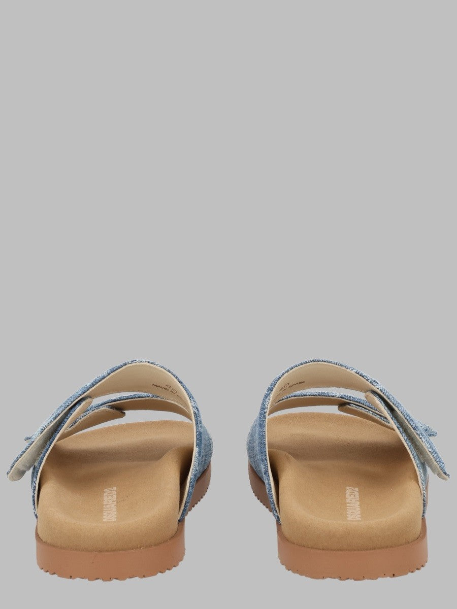 Dsquared2 Men's Sandalo Doppia Fascia Multicolor