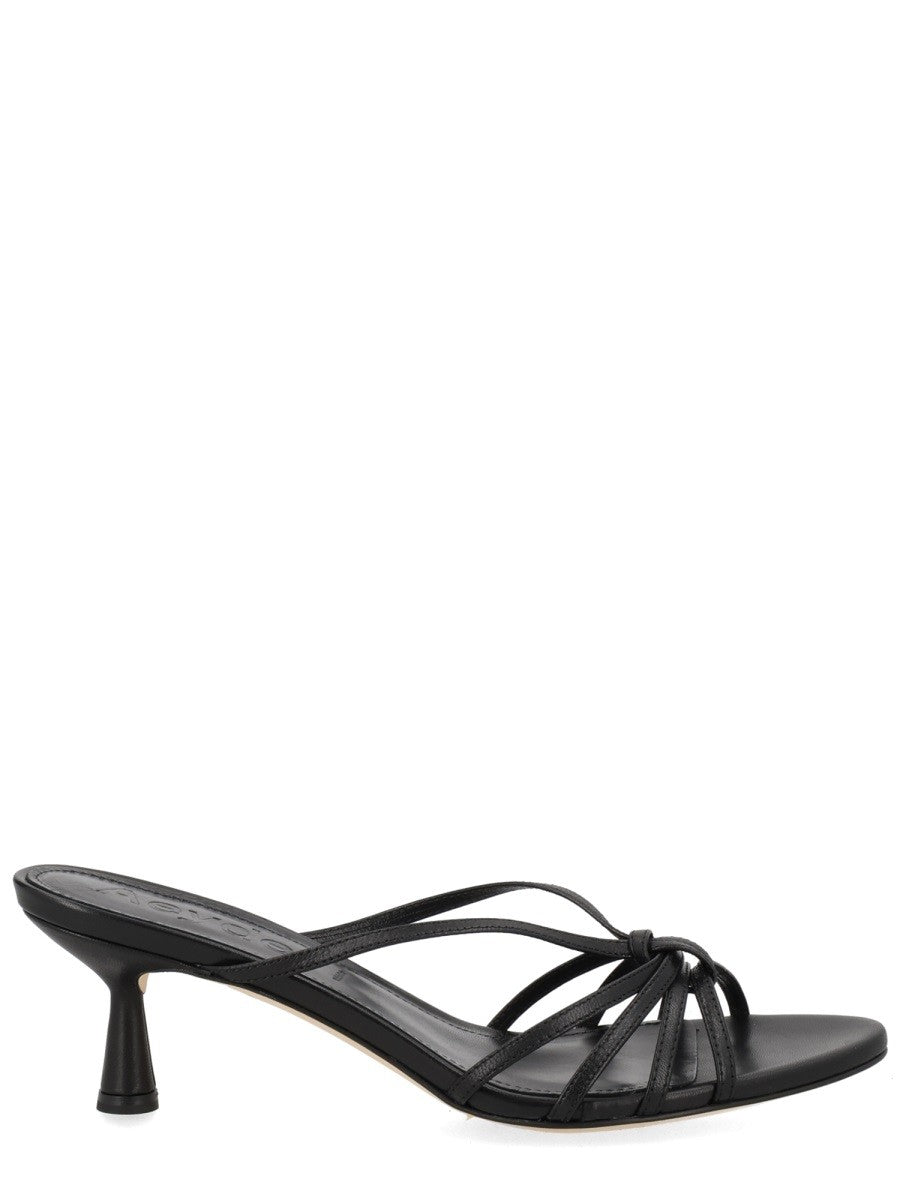 Aeyde Women's Sandalo Abby Con Tacco Black