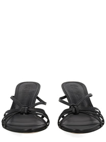 Aeyde Women's Sandalo Abby Con Tacco Black