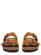 Birkenstock Unisex Arizona Rivet Sandals Brown, view 6