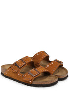 Birkenstock Unisex Arizona Rivet Sandals Brown, view 2