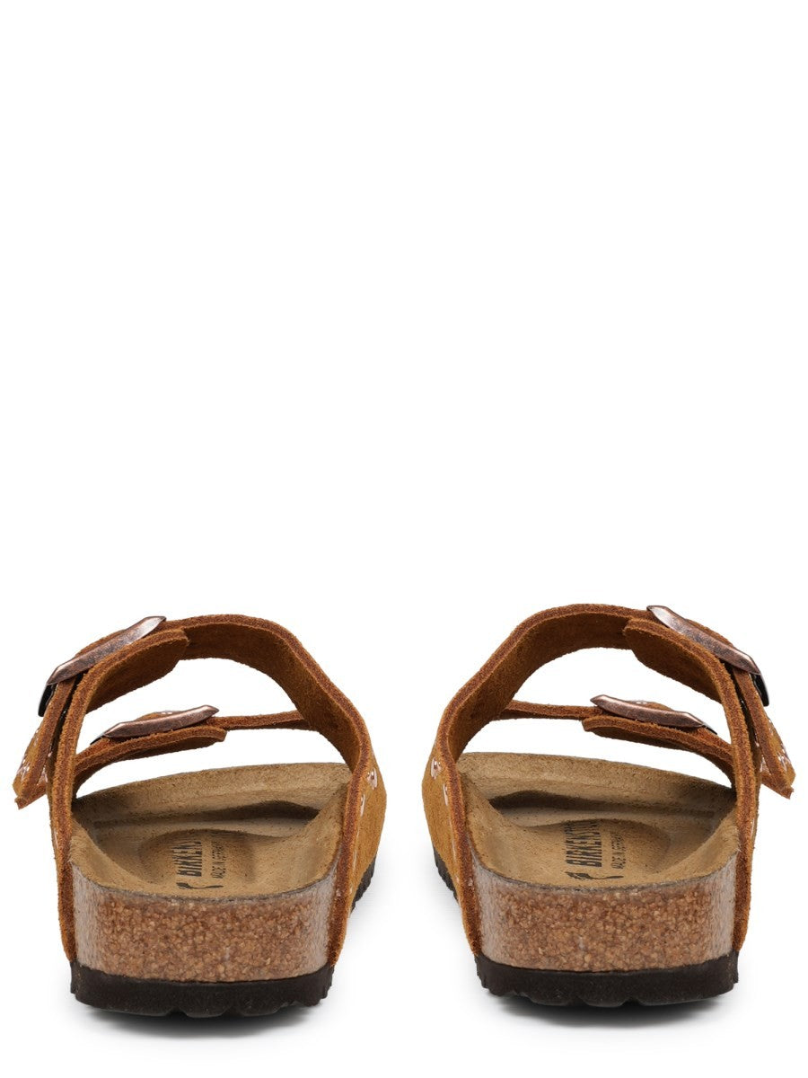 Birkenstock Unisex Sandalo Arizona Rivet Brown