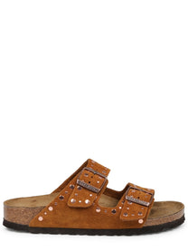 Birkenstock Unisex Sandalo Arizona Rivet Brown
