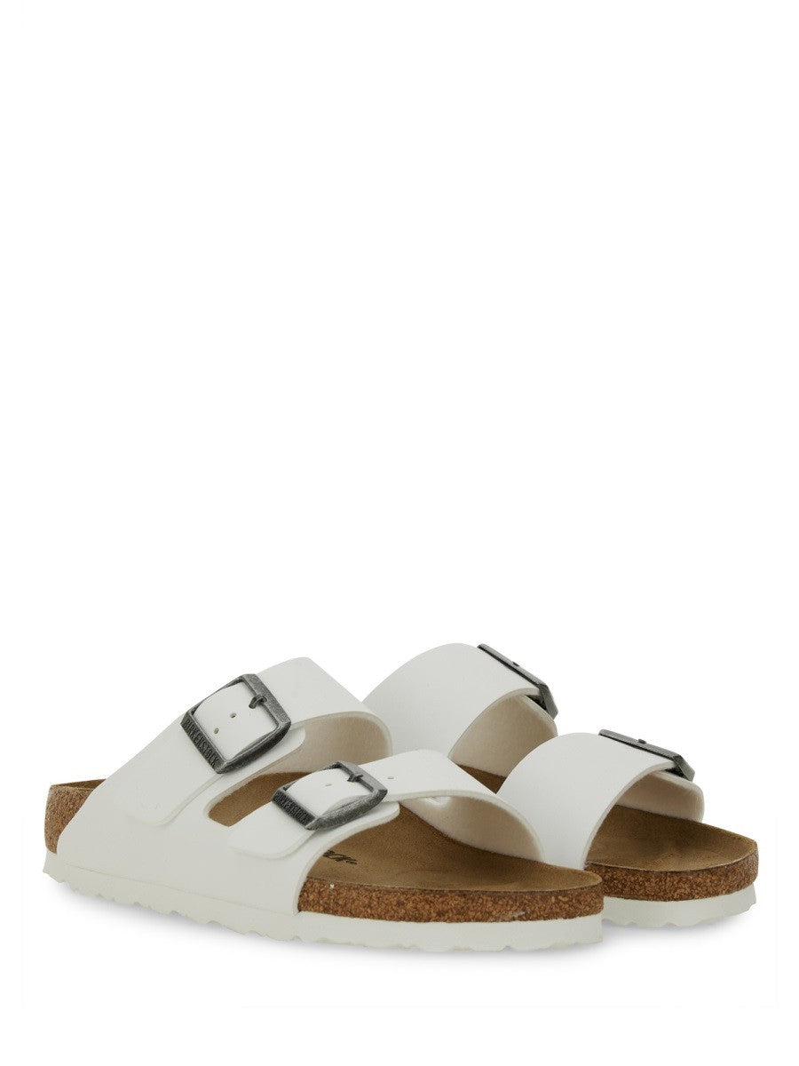 Birkenstock Unisex Sandalo Arizona White