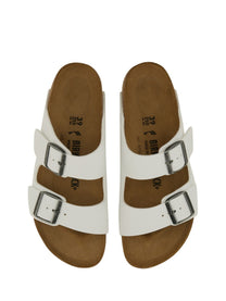 Birkenstock Unisex Sandalo Arizona White