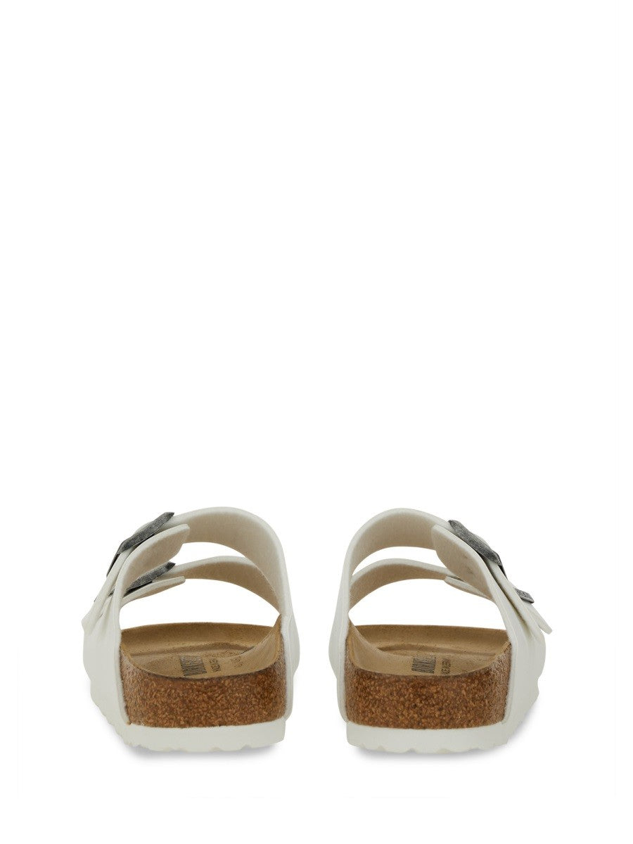 Birkenstock Unisex Sandalo Arizona White