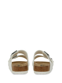 Birkenstock Unisex Sandalo Arizona White