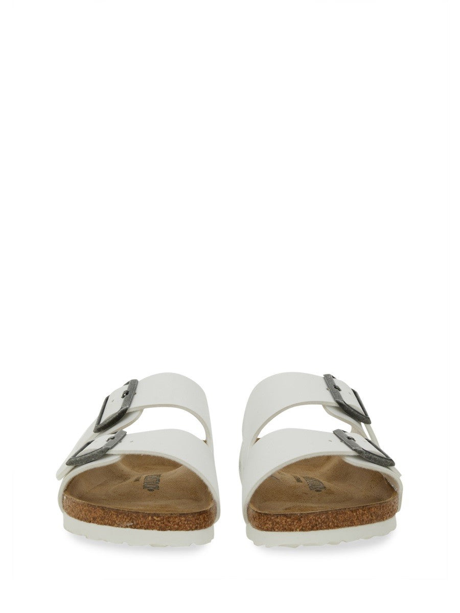 Birkenstock Unisex Sandalo Arizona White