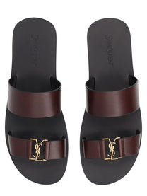 Saint Laurent Men's Sandalo Babylone Black