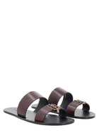 Saint Laurent Men's Babylone Sandals Black, view 2
