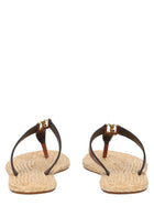 Saint Laurent Women's Babylone Sandals Brown, view 4