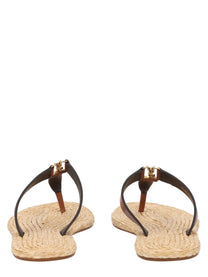 Saint Laurent Women's Sandalo Babylone Brown