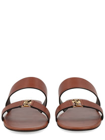 Saint Laurent Women's Sandalo Babylone Brown