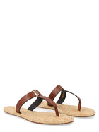 Saint Laurent Women's Babylone Sandals Brown, view 2