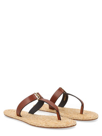 Saint Laurent Women's Sandalo Babylone Brown