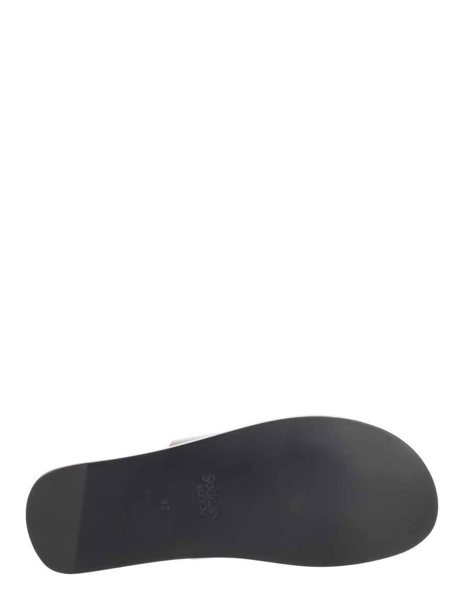 Saint Laurent Men's Sandalo Babylone Black