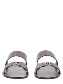 Saint Laurent Men's Sandalo Babylone Black