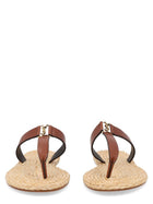 Saint Laurent Women's Babylone Sandals Brown, view 3