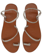 Manebi Women's Canyon Sandals Silver, view 4