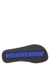 Burberry Men's Sandalo Check Pavillon Multicolor
