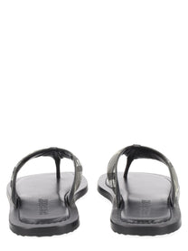 Burberry Men's Sandalo Check Pavillon Multicolor