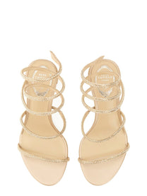 Rene Caovilla Women's Sandalo Cleo Con Tacco Beige