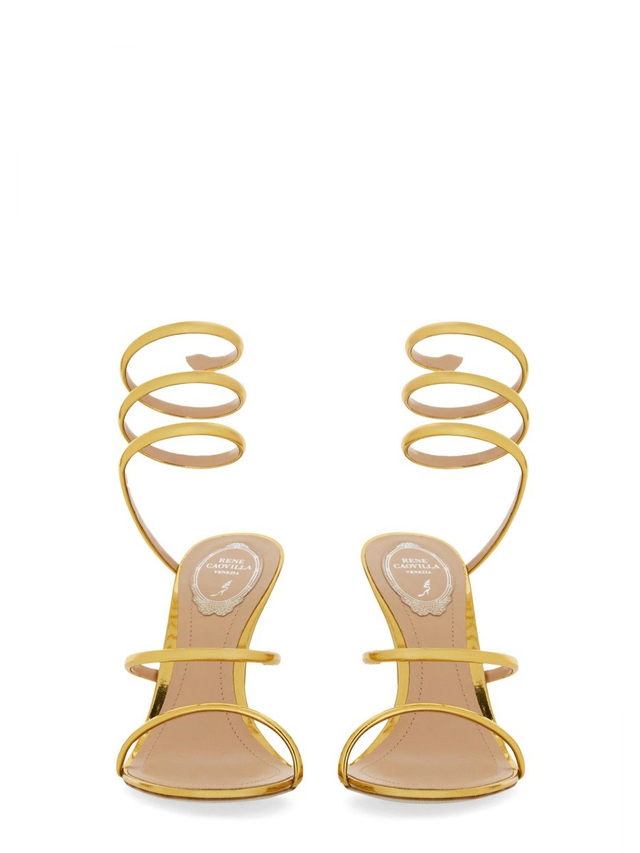Rene Caovilla Women's Sandalo Cleo Gold