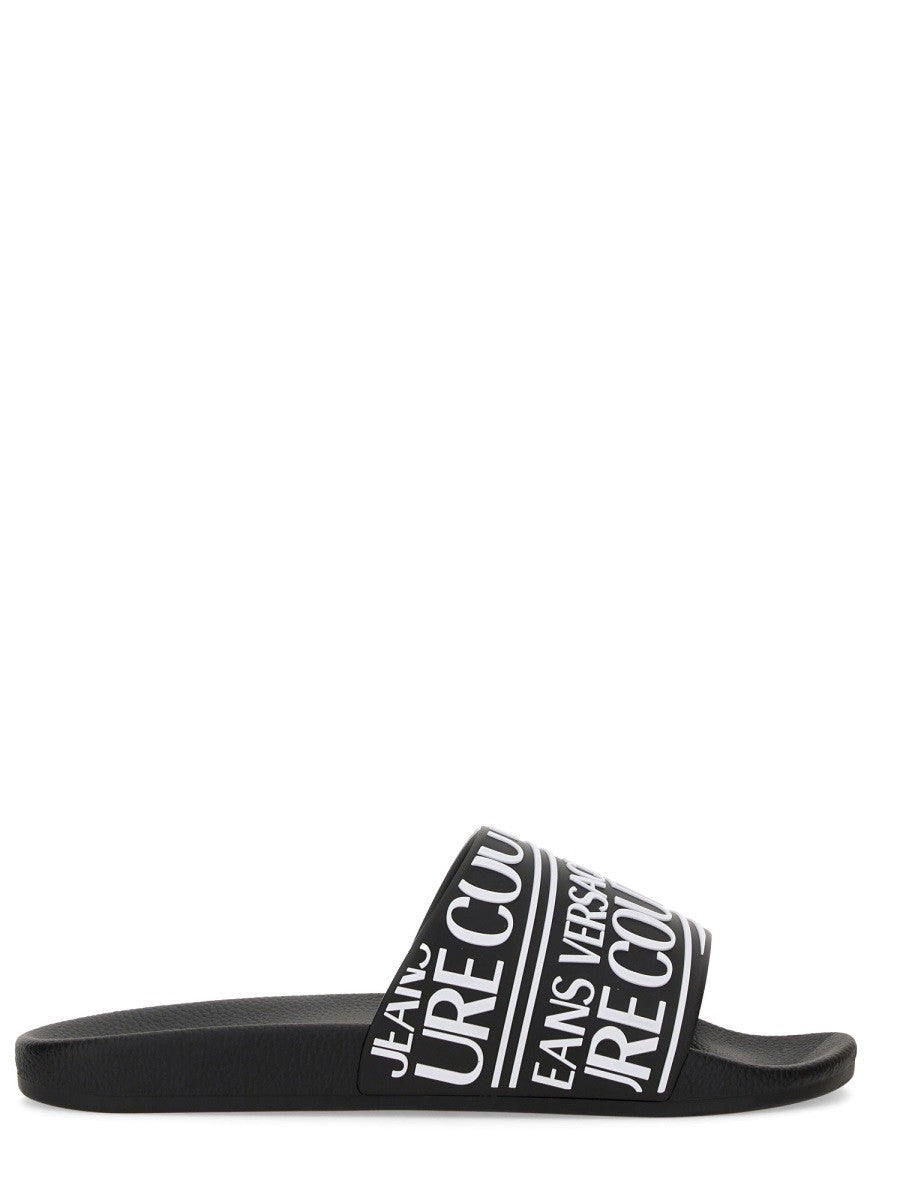 Versace Jeans Couture Men's Sandalo Con Black