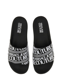 Versace Jeans Couture Men's Sandalo Con Black