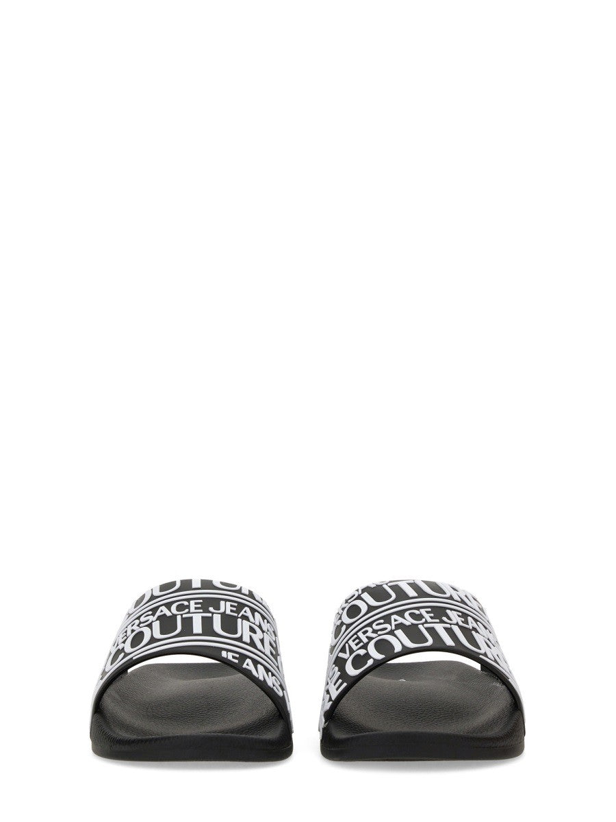 Versace Jeans Couture Men's Sandalo Con Black
