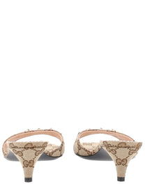 Gucci Women's Sandalo Con Morsetto Beige