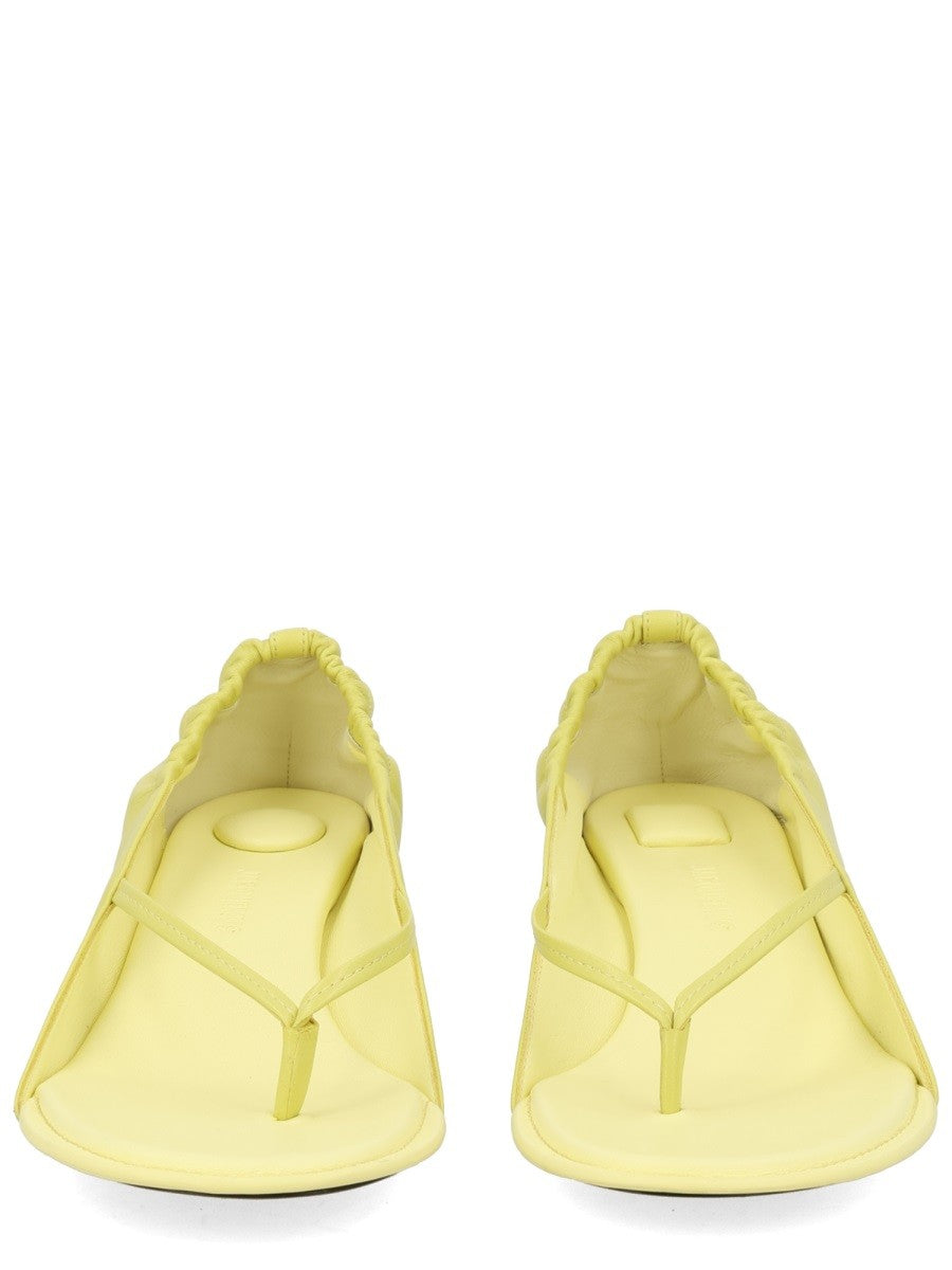 JACQUEMUS Women's Sandalo Con Tacco Green